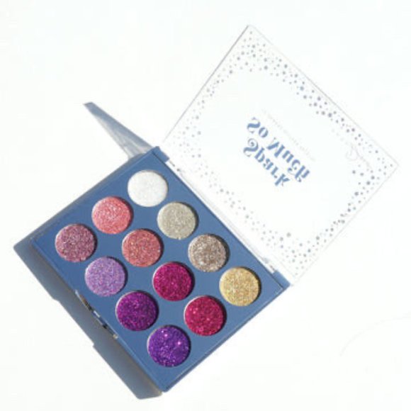 SPARKLE SO MUCH PRESSED CREAMY GLITTER PALETTE Shimmer Pink Purple Metallics - Picture 1 of 3